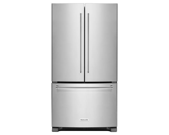 KitchenAid 20 Cu. Ft. Counter Depth Fridge With Interior Water Dispenser KRFC302ESS