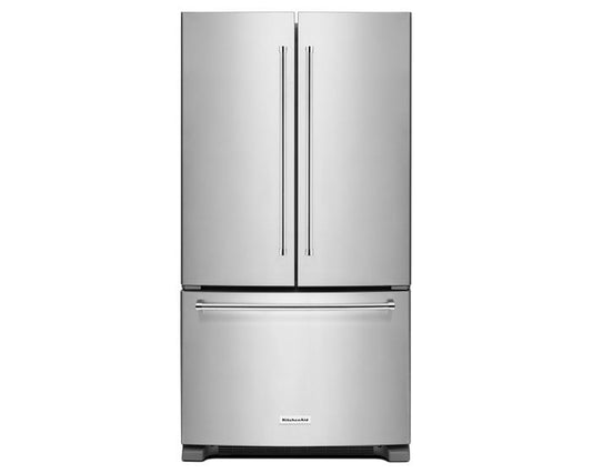 KitchenAid 20 Cu. Ft. Counter Depth Fridge With Interior Water Dispenser KRFC302ESS