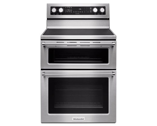 KitchenAid 30 Inch 5 Element Electric Double Oven Convection Range