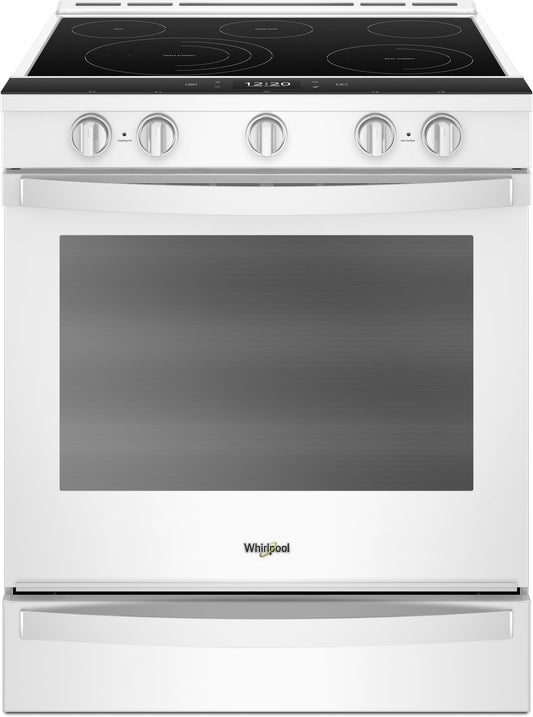 Whirlpool 30 Inch Front Control Slide In Range With True Convection