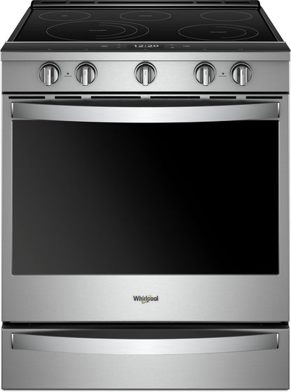 Whirlpool 30 Inch Front Control Slide In Range With True Convection